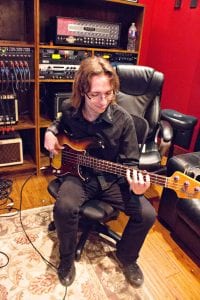 aaron clift experiment recording session bass