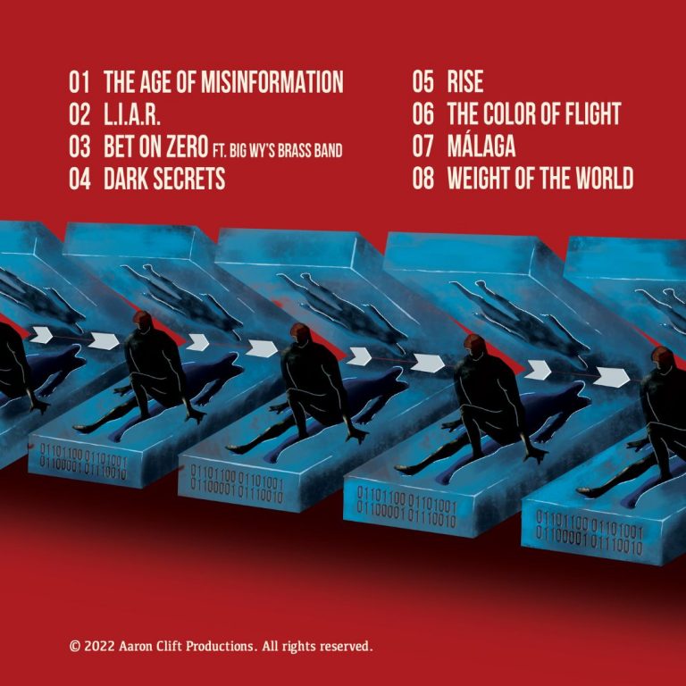 "The Age of Misinformation" album back cover