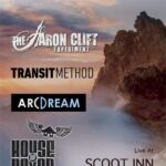 aaron clift experiment at scoot inn concert poster