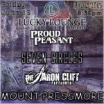 aaron clift experiment at lucky lounge concert poster