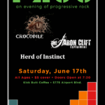 Aaron Clift Experiment poster for Kick Butt Coffee